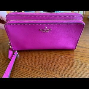Kate Spade double zip wristlet/wallet